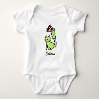 Body Para Bebé Diseño del gato de Catcus Cactus