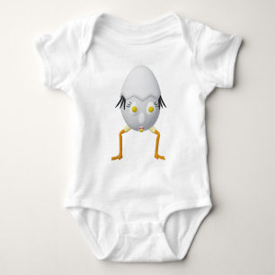 Body Para Bebé Diseño divertido del personaje de huevo RG y RA