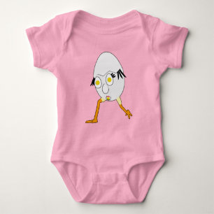 Body Para Bebé Diseño divertido del personaje de huevo RG y RA