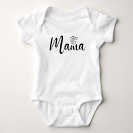 Body Para Bebé Diseño elegante Texto Mamá tipografía
