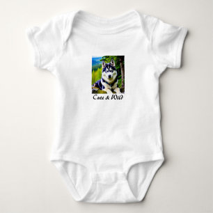 Body Para Bebé Diseño gráfico Bebé Jumpsuit Wolf