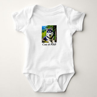 Body Para Bebé Diseño gráfico Bebé Jumpsuit Wolf
