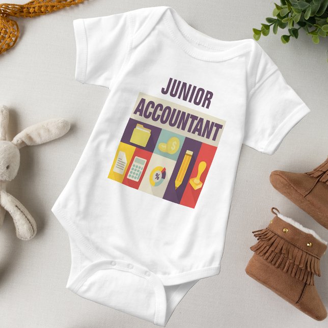 Body Para Bebé Diseño icónico de contabilidad profesional (Subido por el creador)
