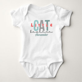 Body Para Bebé Diseño lindo del hermano pequeño gato