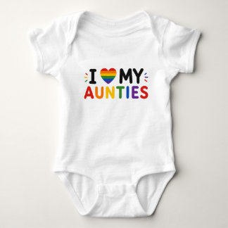 Body Para Bebé Diseño Minimalista Me encantan mis tías