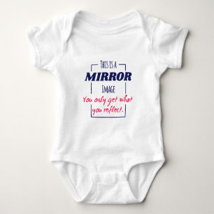 Body Para Bebé Diseño Motivacional de Mentalidad de Reflexión en
