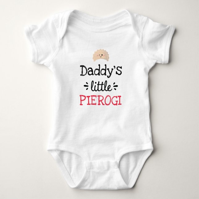 Body Para Bebé Diseño personalizado | [Cualquier texto] Pequeño P (Anverso)
