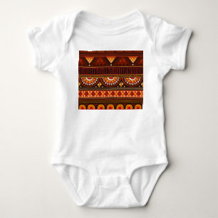 Body Para Bebé Diseño tribal sin fisuras para diversos usos.