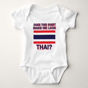 Body Para Bebé diseños de la bandera de Tailandia