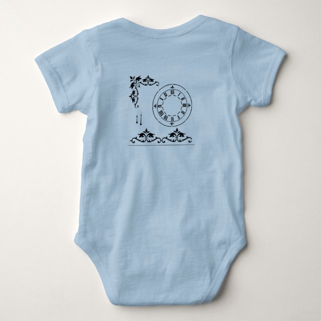 Body Para Bebé Diseños de TimeArt (Reverso)