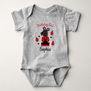 Body Para Bebé diseños personalizados de primer cumpleaños de lad