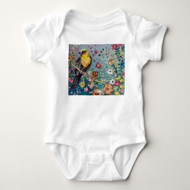 Body Para Bebé Disfrutando del día, camiseta (Anverso)