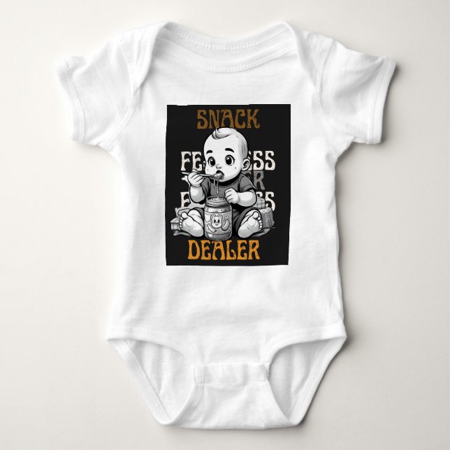 Body Para Bebé Distribuidor de aperitivos en entrenamiento" - ¡Al (Anverso)