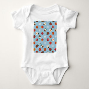 Body Para Bebé Ditzy Navidades Polkadots