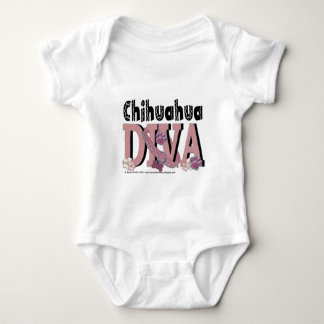 Body Para Bebé DIVA de la chihuahua