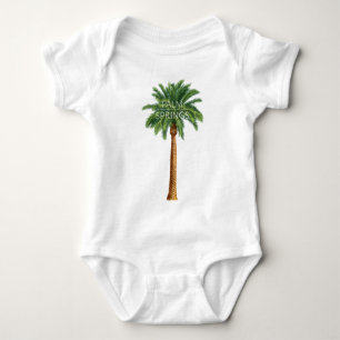 Body Para Bebé Diversión del verano del día de fiesta del Palm