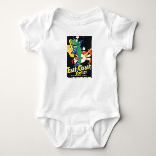 Body Para Bebé Diversiones de la Costa Este (Anverso)