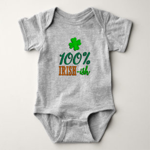 Body Para Bebé Divertido 100% irlandés -aproximadamente