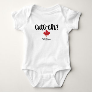 Body Para Bebé Divertido canadiense adorable