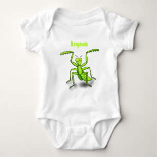 Body Para Bebé Divertido ilustracion personalizado de mantis de o