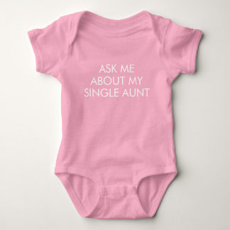 Body Para Bebé Divertido Pregúntame Sobre Mi Tía Soltera