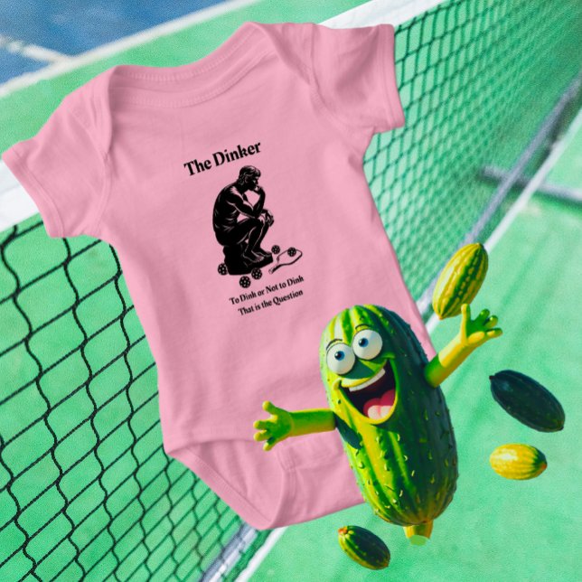 Body Para Bebé Divertido Retro La Camiseta De Dinker Pickleball (Don't forget your baby Dinkers!)