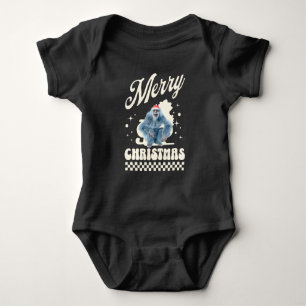 Body Para Bebé Diviértete con el Yeti de Navidad con Humor Festiv
