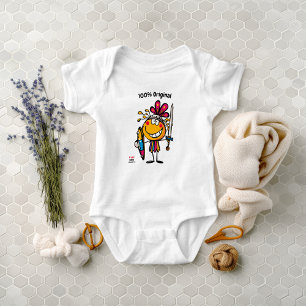 Body Para Bebé Diviértete con Gladiador Emoji Colorido para Niños