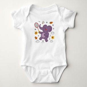 Body Para Bebé Diviértete elefante bebé
