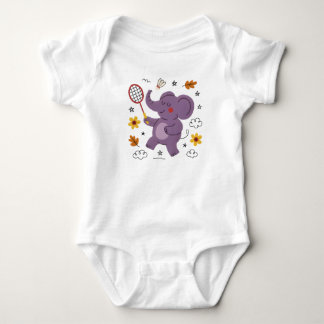 Body Para Bebé Diviértete elefante bebé