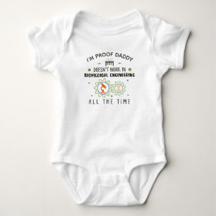 Body Para Bebé Diviértete Ingeniero Biomédico Papá - Biomédico