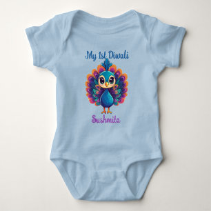 Body Para Bebé Diwali Peacock Debut