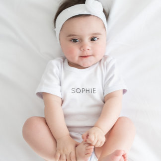 Body Para Bebé DIY Baby Bodysuit | Personalizado Texto, Nombre, M