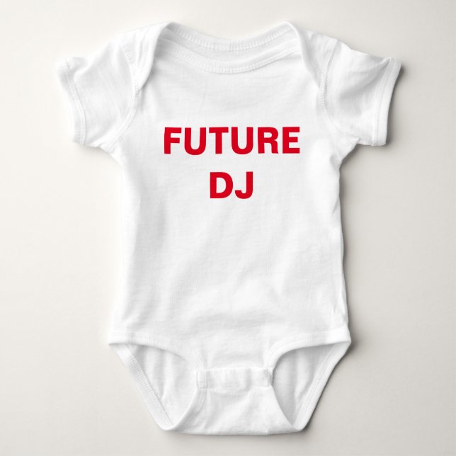 Body Para Bebé DJ Baby Grow (Anverso)