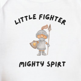 Body Para Bebé DnD Baby - Pequeño Luchador Poderoso Espíritu