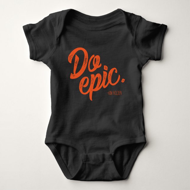 Body Para Bebé Do Epic Baby Bodysuit (Anverso)