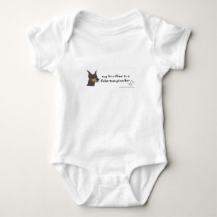 Body Para Bebé doberman pinscher