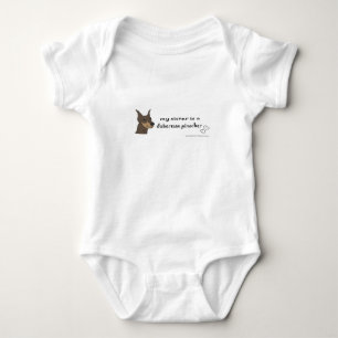 Body Para Bebé doberman pinscher