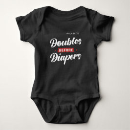 Body Para Bebé Dobles Antes de Pañales Oscuro