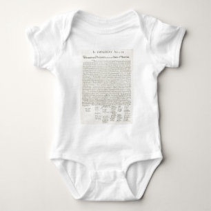 Body Para Bebé Documento de la Declaración de Independencia