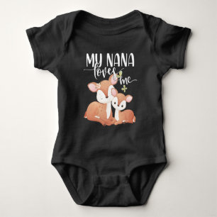 Body Para Bebé Doe and Fawn Mi Nana me ama