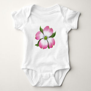 Body Para Bebé Dogwood bebé rosado Onsie o Creeper