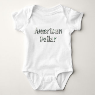 Body Para Bebé Dólar Americano Tipografía de Dinero – Bebé Lindo