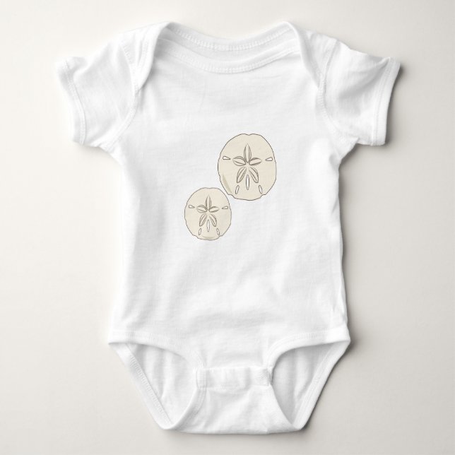 Body Para Bebé Dólares de arena (Anverso)