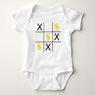 Body Para Bebé Dollar Tic Tac Toe
