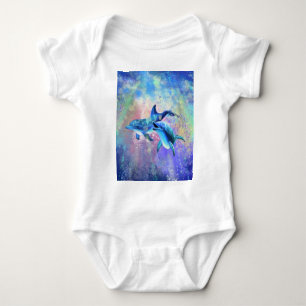Body Para Bebé Dolphin Baby Bodysuit