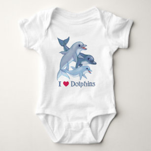 Body Para Bebé Dolphin Family