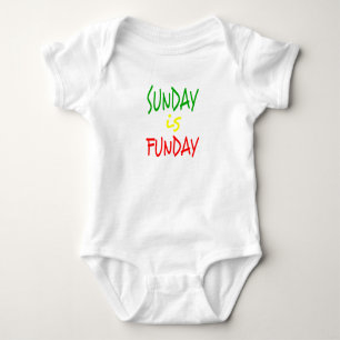 Body Para Bebé Domingo de Reggae es Divertido