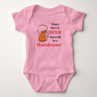 Body Para Bebé Donde hay cerveza - peluquera