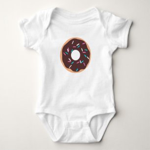 Body Para Bebé Donut de chocolate con salpicaduras